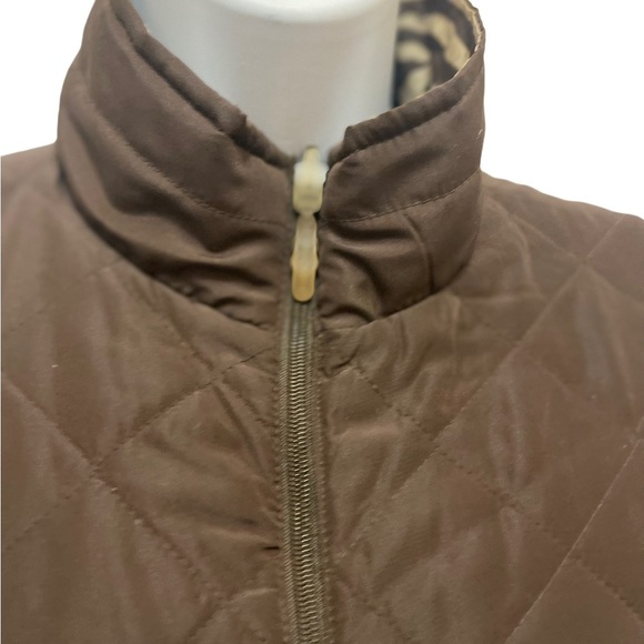 Animal Print Reversible Vest Size L - Picture 8 of 10